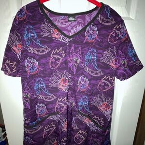 Disney Villains Purple and Red T-Shirt